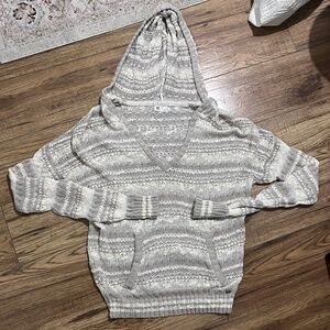 Vintage garage knitted hoodie